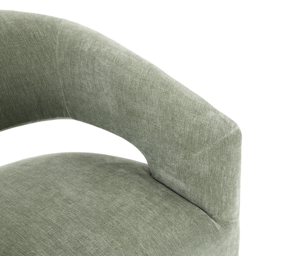 Tresa Green Arm Chair with Casters from Furniture of America - Luna Furniture
