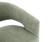 Tresa Green Arm Chair with Casters from Furniture of America - Luna Furniture