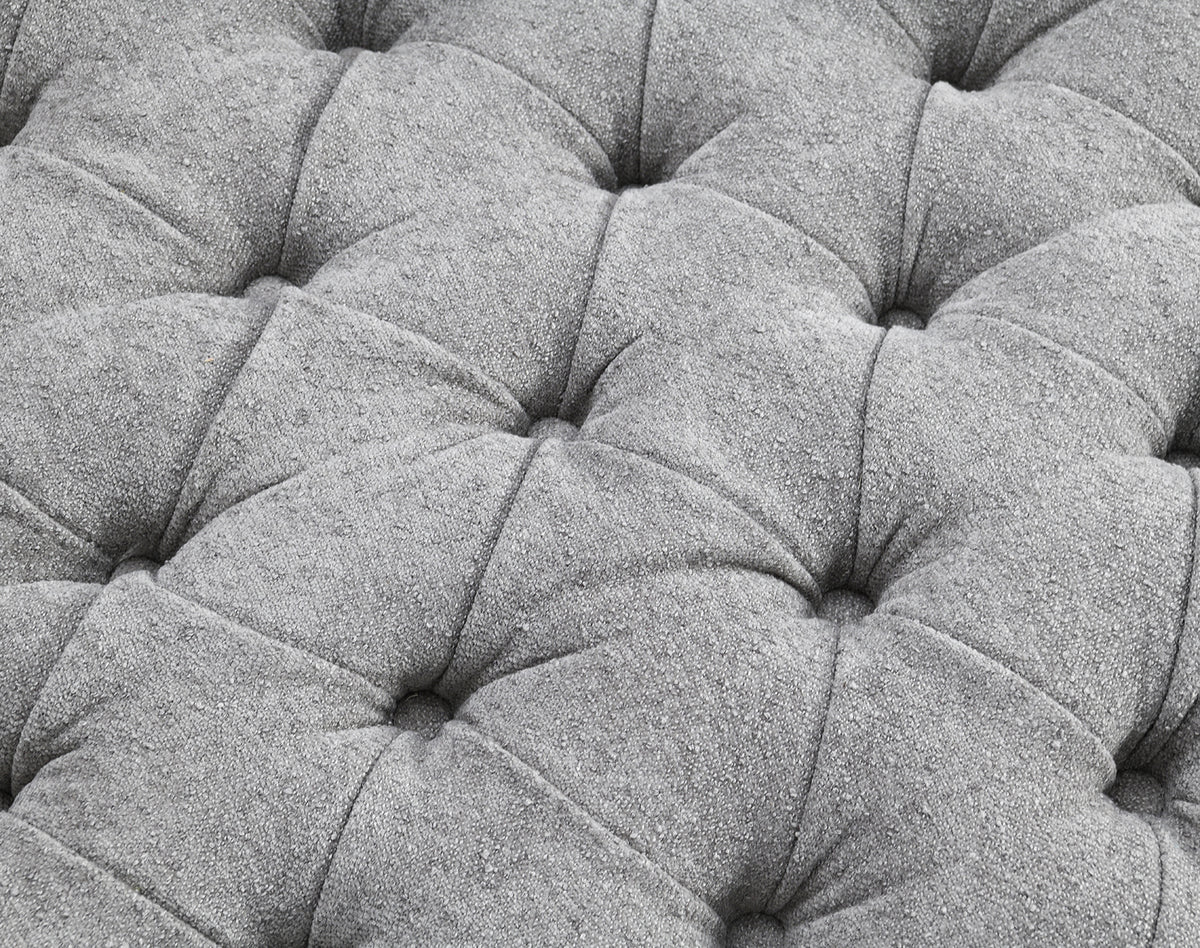 Sofi Light Gray Button Tufted Swivel Chair from Furniture of America - Luna Furniture