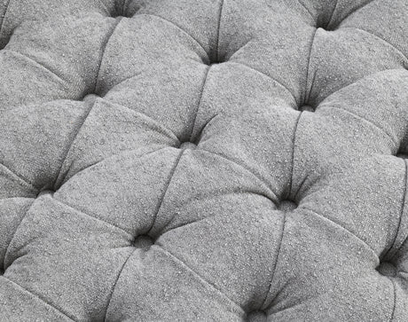 Sofi Light Gray Button Tufted Swivel Chair from Furniture of America - Luna Furniture