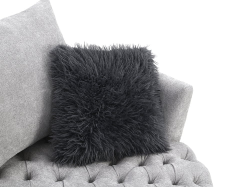 Sofi Light Gray Button Tufted Swivel Chair from Furniture of America - Luna Furniture