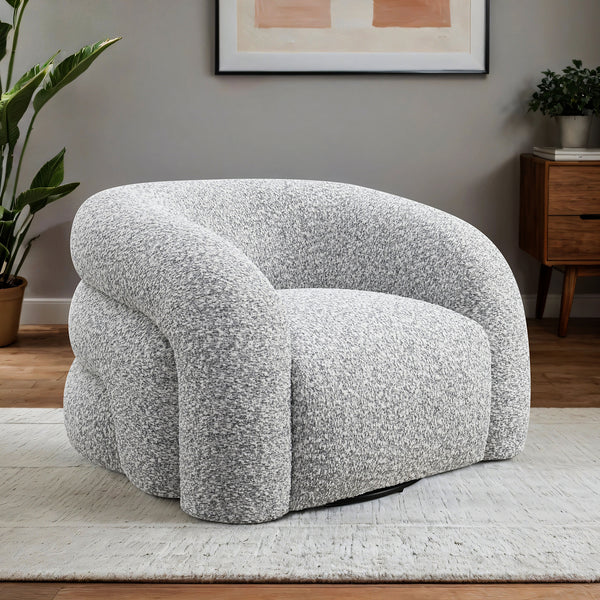 Freja Gray Swivel Chair