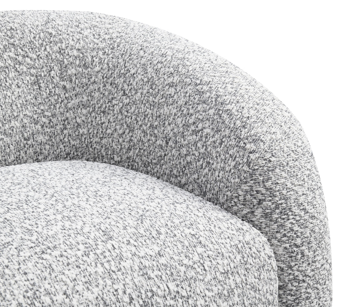 Freja Gray Swivel Chair from Furniture of America - Luna Furniture