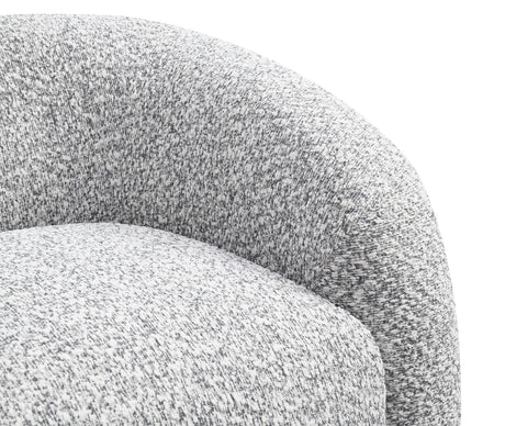 Freja Gray Swivel Chair from Furniture of America - Luna Furniture