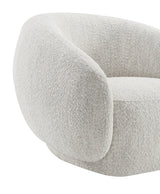 Savino Beige Swivel Chair from Furniture of America - Luna Furniture