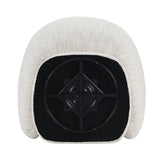 Savino Beige Swivel Chair from Furniture of America - Luna Furniture