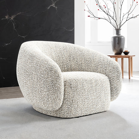 Savino Brown Swivel Chair from Furniture of America - Luna Furniture