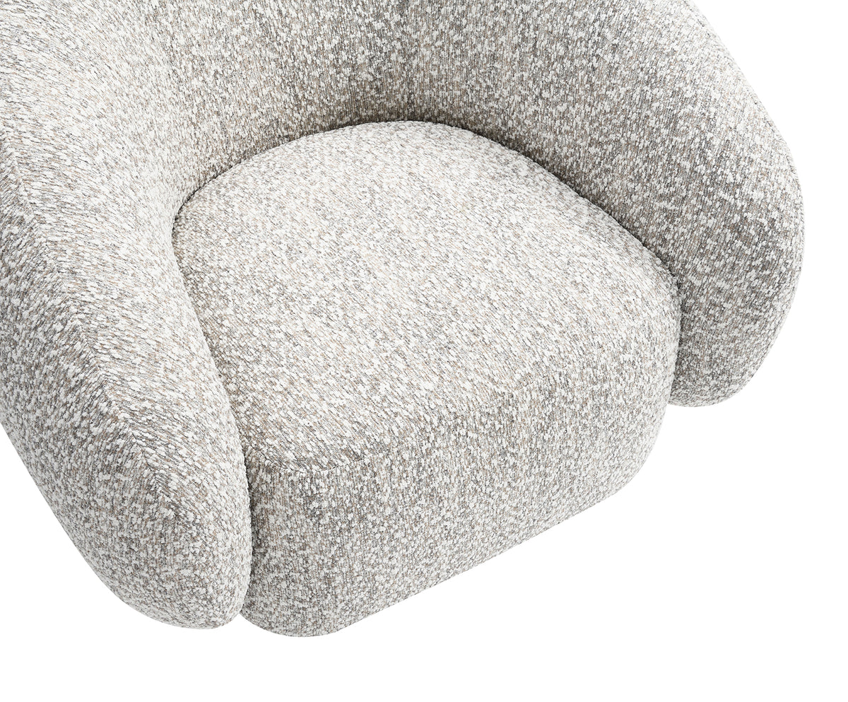 Savino Brown Swivel Chair from Furniture of America - Luna Furniture