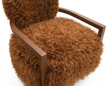Eramo Camel Brown Accent Chair from Furniture of America - Luna Furniture