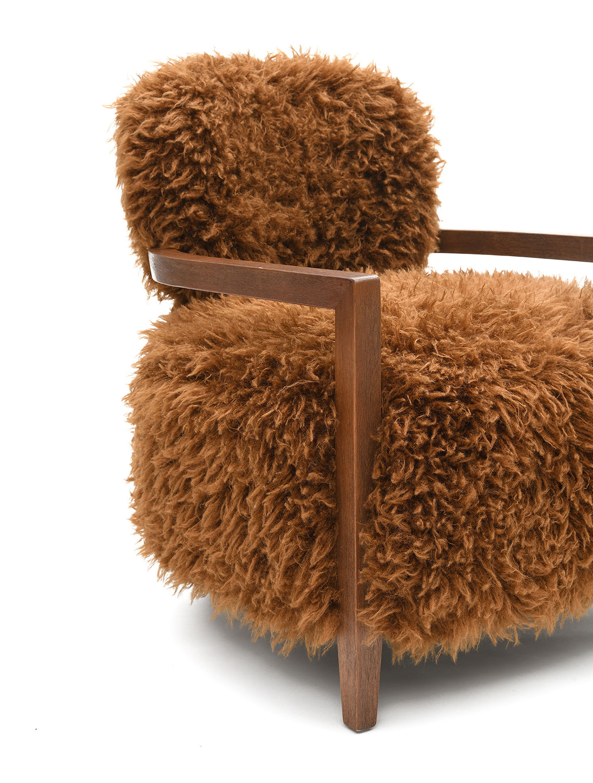 Eramo Camel Brown Accent Chair from Furniture of America - Luna Furniture