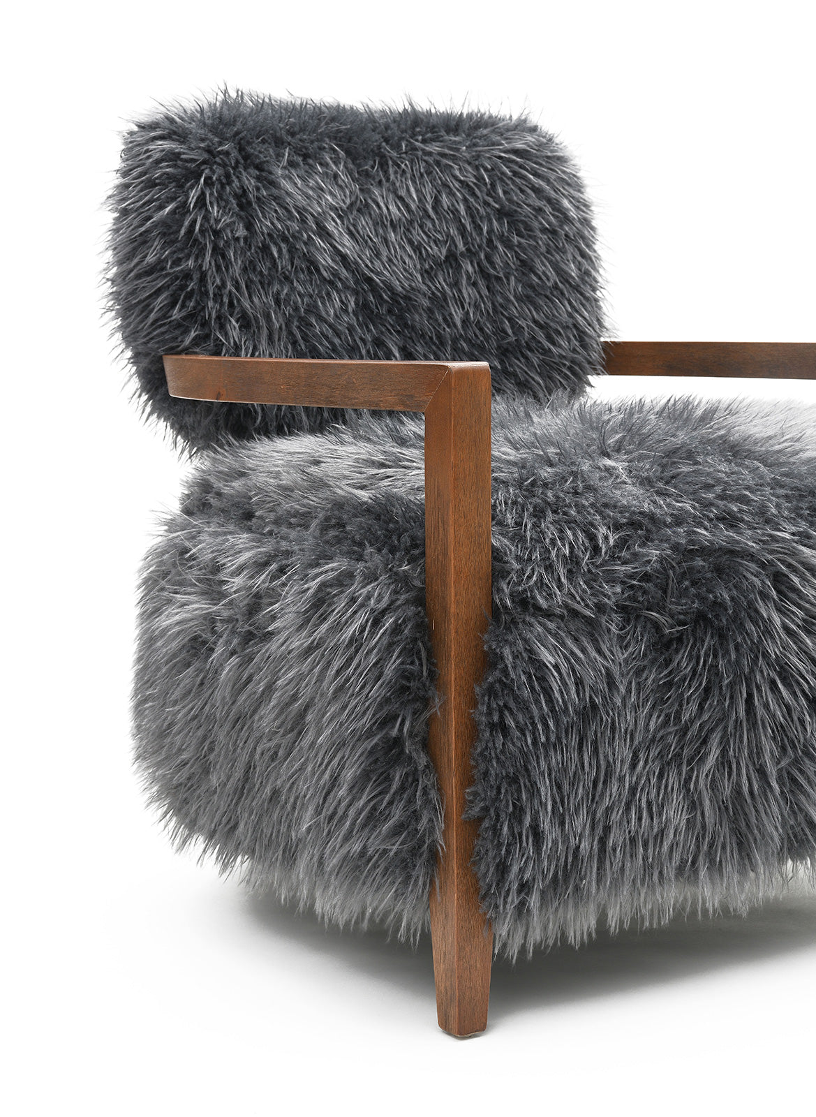 Eramo Charcoal Gray Accent Chair from Furniture of America - Luna Furniture