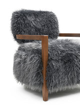 Eramo Charcoal Gray Accent Chair from Furniture of America - Luna Furniture