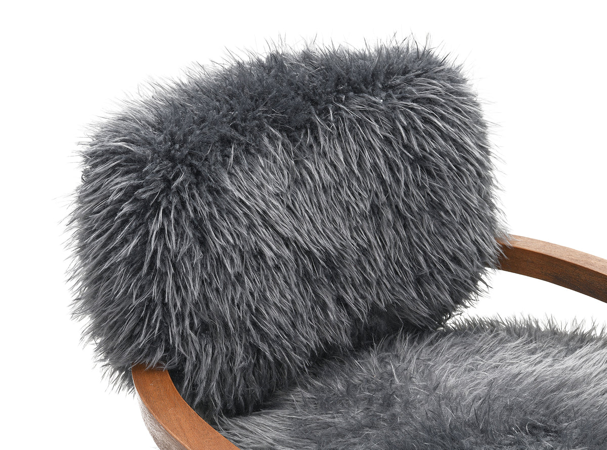 Eramo Charcoal Gray Accent Chair from Furniture of America - Luna Furniture
