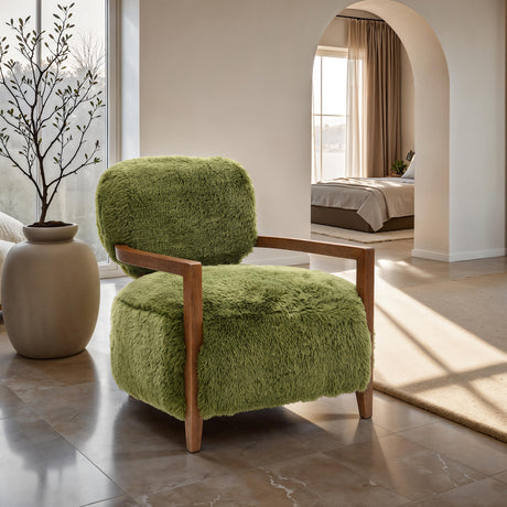 Eramo Green Accent Chair from Furniture of America - Luna Furniture
