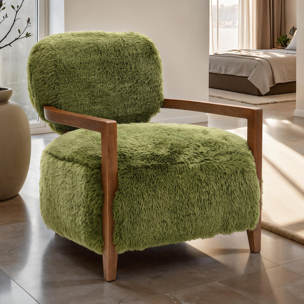 Eramo Green Accent Chair