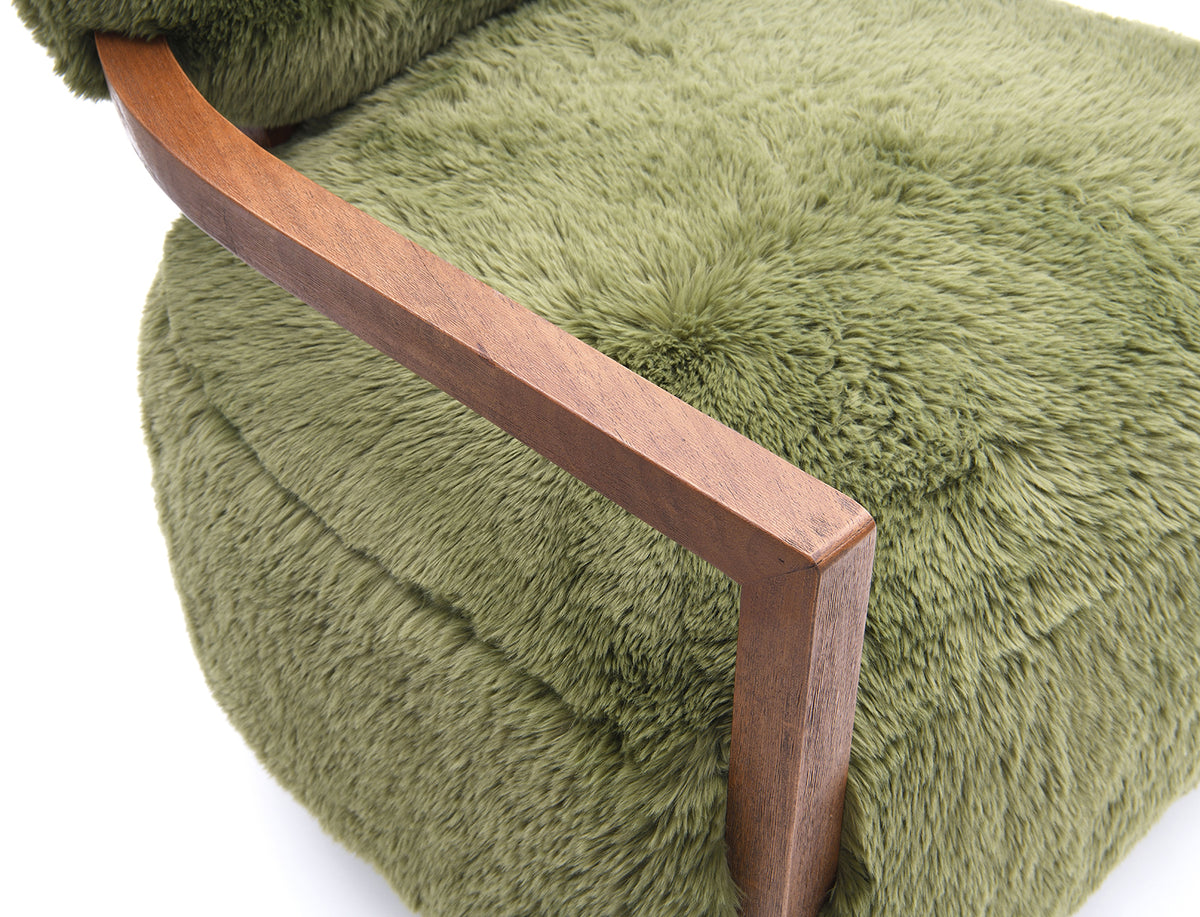Eramo Green Accent Chair from Furniture of America - Luna Furniture