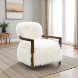 Eramo White Accent Chair from Furniture of America - Luna Furniture