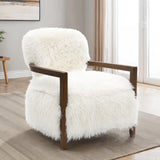 Eramo White Accent Chair from Furniture of America - Luna Furniture