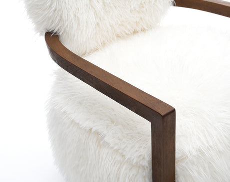 Eramo White Accent Chair from Furniture of America - Luna Furniture