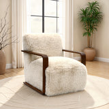 Elardo White Accent Chair from Furniture of America - Luna Furniture