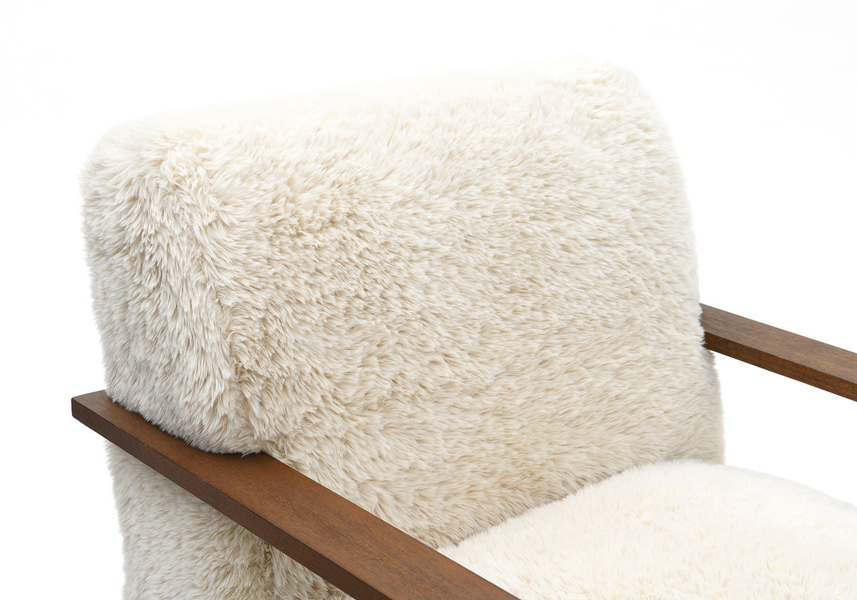 Elardo White Accent Chair from Furniture of America - Luna Furniture