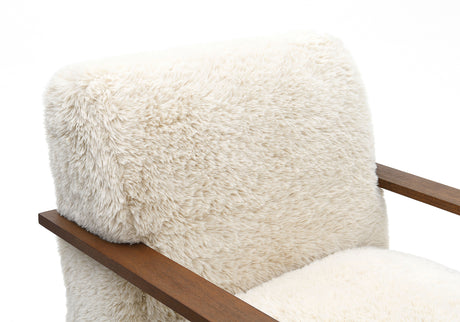 Elardo White Accent Chair from Furniture of America - Luna Furniture