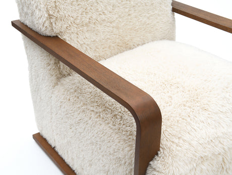 Elardo White Accent Chair from Furniture of America - Luna Furniture