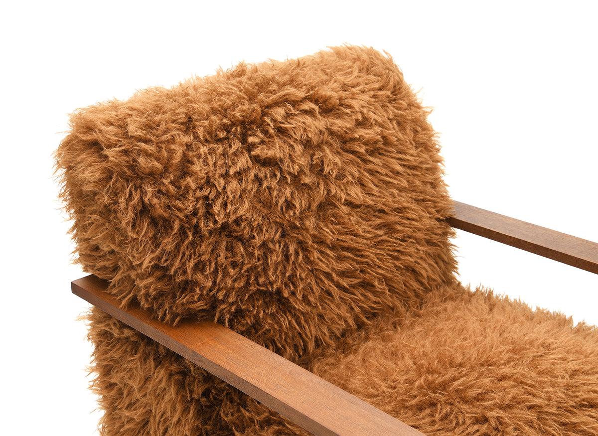 Elardo Camel Brown Accent Chair from Furniture of America - Luna Furniture