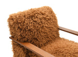 Elardo Camel Brown Accent Chair from Furniture of America - Luna Furniture