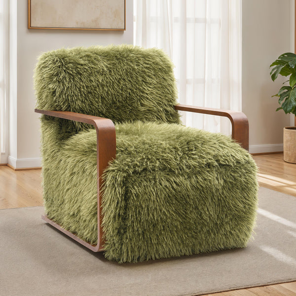 Elardo Green Accent Chair
