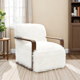 Elardo White Accent Chair from Furniture of America - Luna Furniture