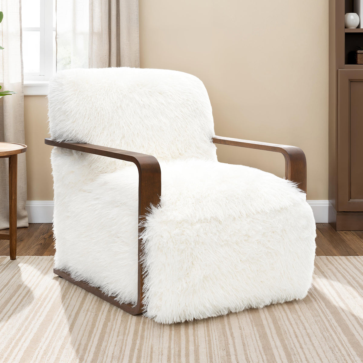 Elardo White Accent Chair from Furniture of America - Luna Furniture