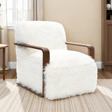 Elardo White Accent Chair from Furniture of America - Luna Furniture
