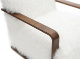 Elardo White Accent Chair from Furniture of America - Luna Furniture