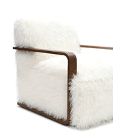 Elardo White Accent Chair from Furniture of America - Luna Furniture