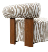 Niobe Beige Accent Chair from Furniture of America - Luna Furniture