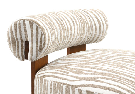 Niobe Beige Accent Chair from Furniture of America - Luna Furniture