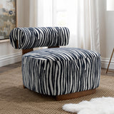Niobe Midnight Blue Accent Chair from Furniture of America - Luna Furniture