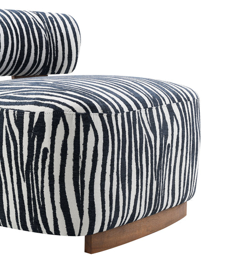 Niobe Midnight Blue Accent Chair from Furniture of America - Luna Furniture