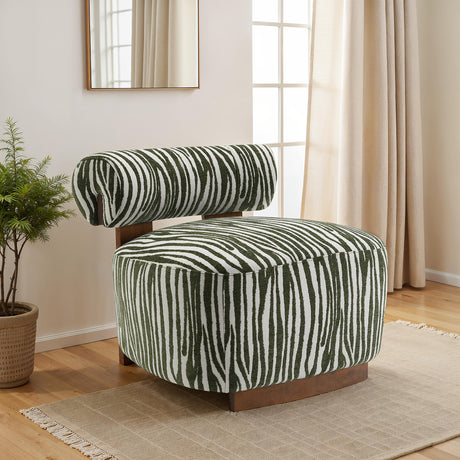 Niobe Green Accent Chair from Furniture of America - Luna Furniture