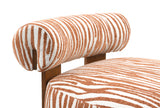 Niobe Rustic Orange Accent Chair from Furniture of America - Luna Furniture