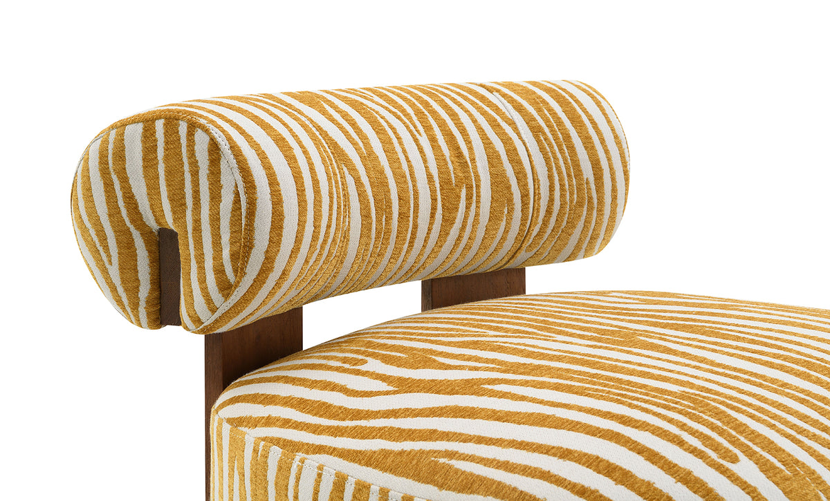 Niobe Yellow Accent Chair from Furniture of America - Luna Furniture