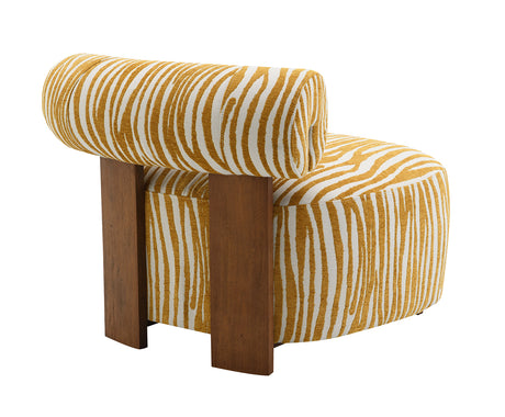Niobe Yellow Accent Chair from Furniture of America - Luna Furniture
