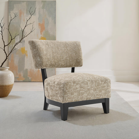 Aveni Beige Accent Chair from Furniture of America - Luna Furniture
