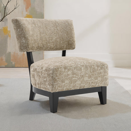 Aveni Beige Accent Chair from Furniture of America - Luna Furniture