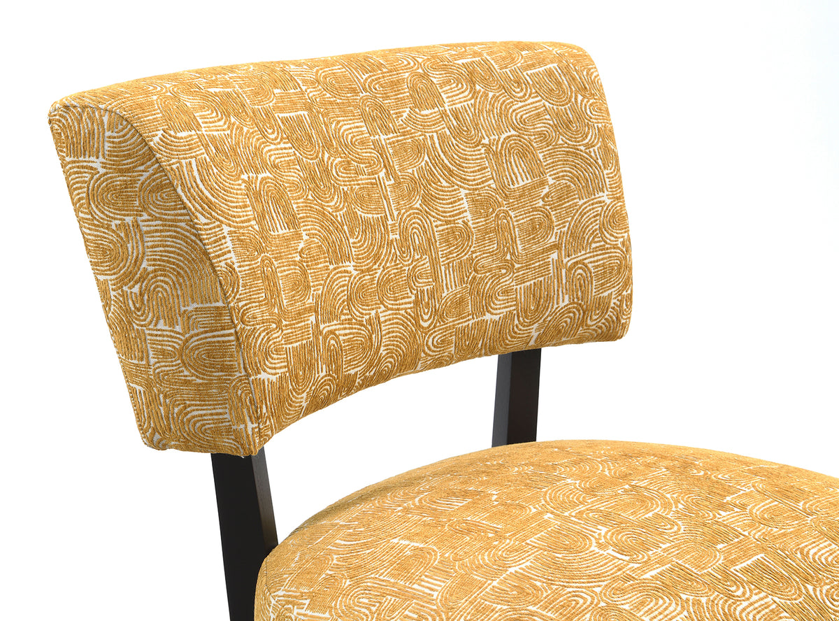 Aveni Yellow Accent Chair from Furniture of America - Luna Furniture