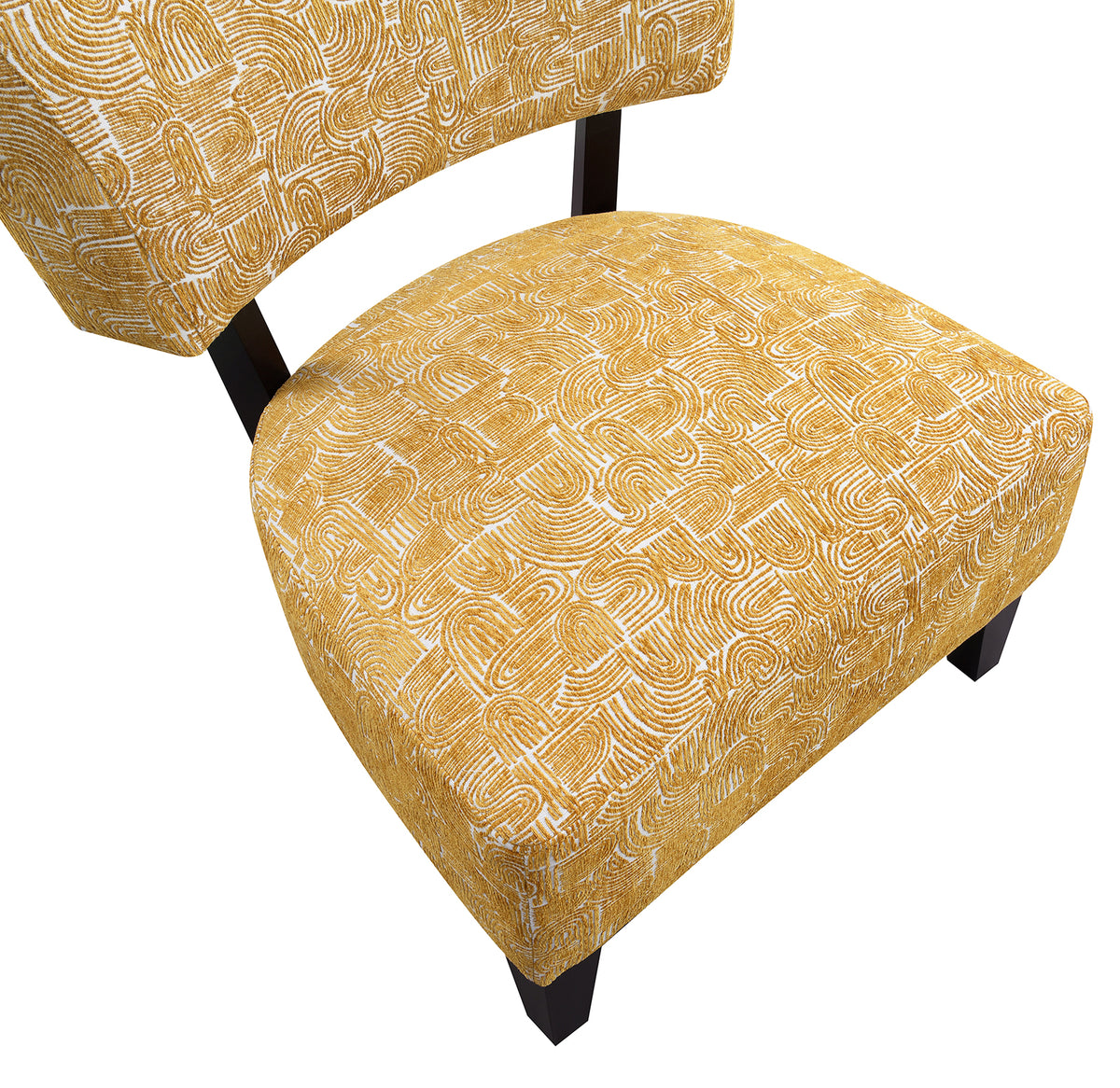 Aveni Yellow Accent Chair from Furniture of America - Luna Furniture