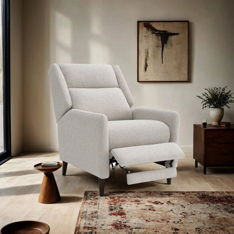 Psyche Beige Pushback Recliner from Furniture of America - Luna Furniture