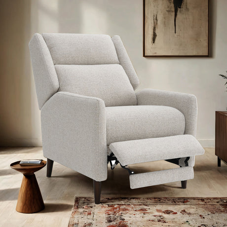 Psyche Beige Pushback Recliner from Furniture of America - Luna Furniture