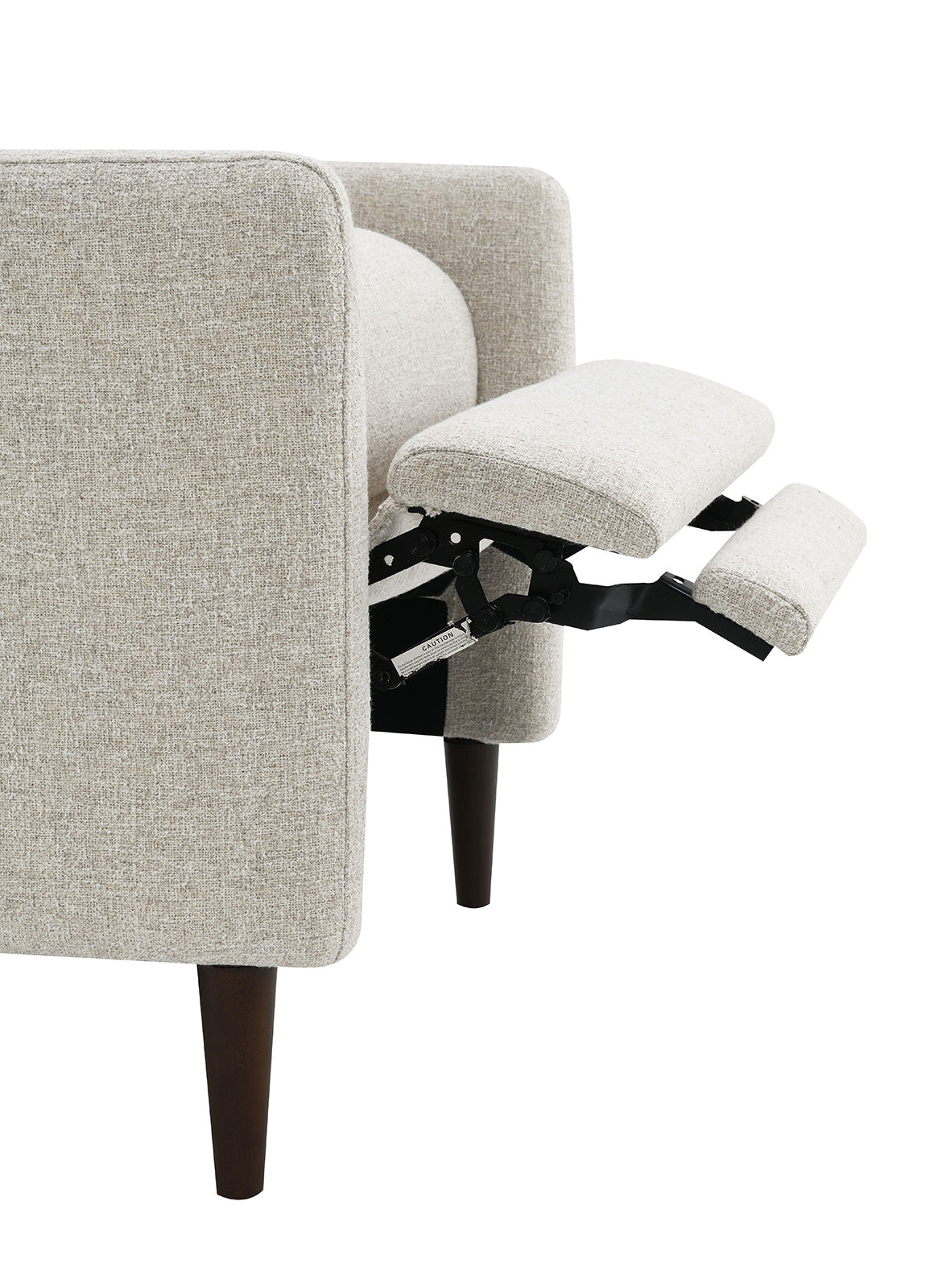 Psyche Beige Pushback Recliner from Furniture of America - Luna Furniture